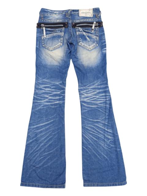 Other Designers Japanese Brand - LOLITA Mud Wash Low Rise Flare Jeans