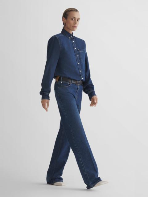MUGLER five pocket straight denim