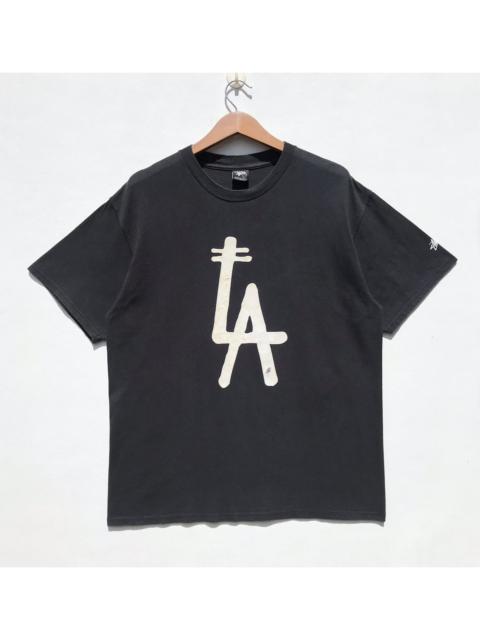 🔥Distressed🔥Vintage Stussy LA 25th Anniversary Shirt Stussy