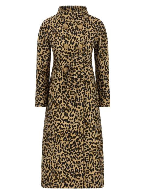 Valentino Coat Valentino Garavani animal print cloth