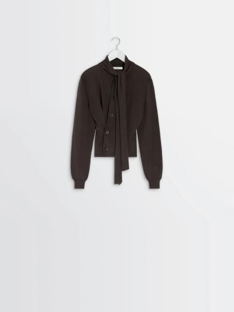 Lemaire TWISTED CARDIGAN WITH SCARF