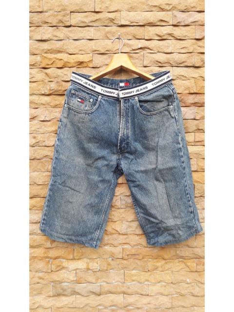 Other Designers Vintage Tommy Hilfger 90s Distressed Cropped denim
