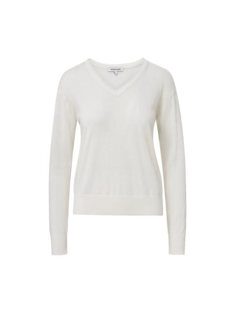 VERONICA BEARD MILETTE MERINO WOOL PULLOVER