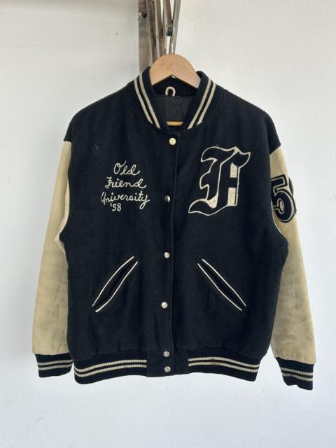 Other Designers Forenza Bomber Leather University Jacket Vintage