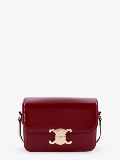 CELINE Celine Teen Triomphe Leather Shoulder Bag