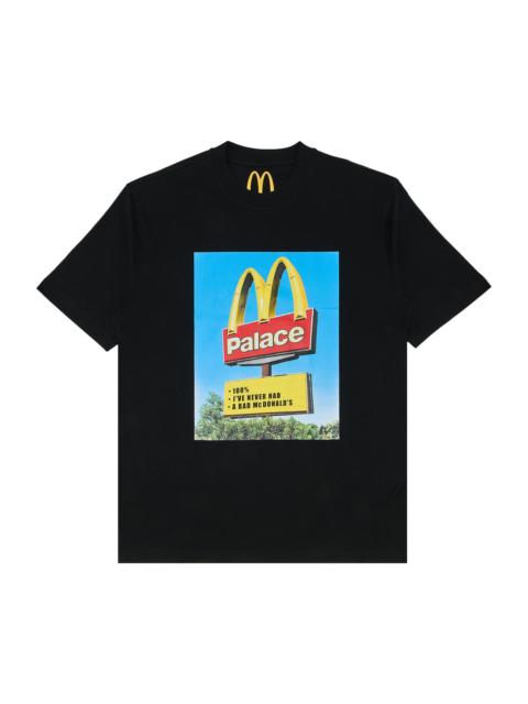 PALACE Palace x McDonald's Sign T-Shirt 'Black'