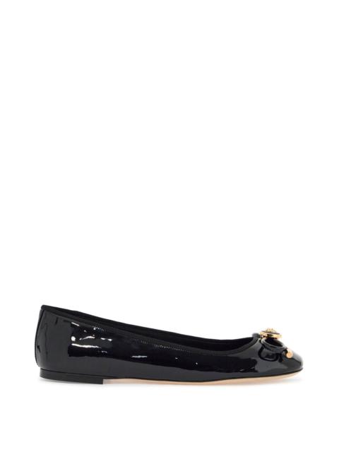 VERSACE Versace opera bow ballet flats