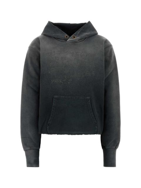 MM6 Maison Margiela Maison Margiela Women Charcoal Cotton Sweatshirt