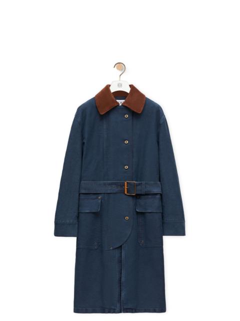 Coat in cotton