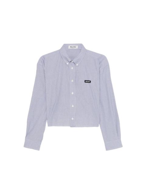 Miu Miu Miu Miu Blue Tops - Shirts Women