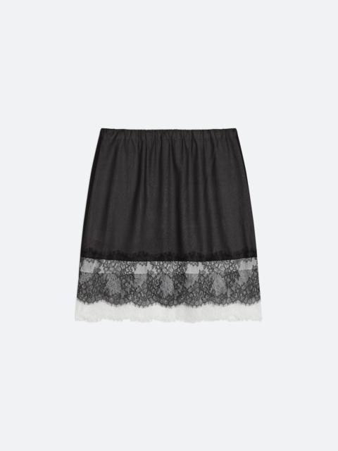 Helmut Lang LACE SLIP SKIRT
