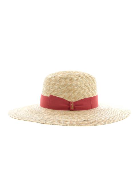 Other Designers BORSALINO - Borsalino – Sophie Woven Straw Orange