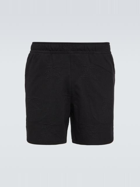 Burberry EKD jacquard cotton-blend shorts