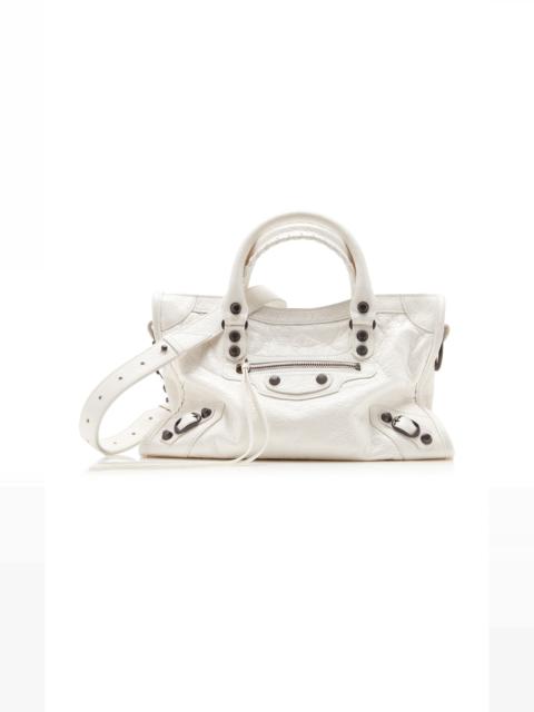 BALENCIAGA Le City Mini Leather Bag white