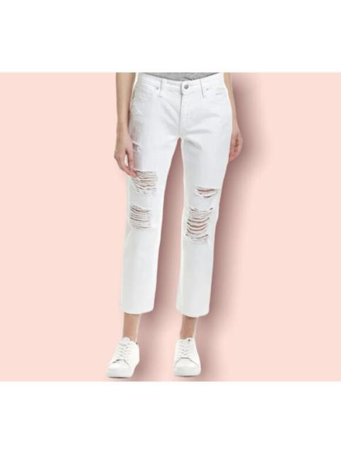 Other Designers Joe's Jeans - Joe’s Jeans The Lover mid rise baggy white jeans distressed NWT women size 32