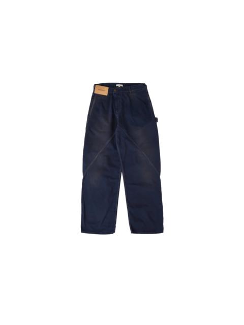 JW Anderson JW Anderson Aged Twisted Workwear Jeans Navy