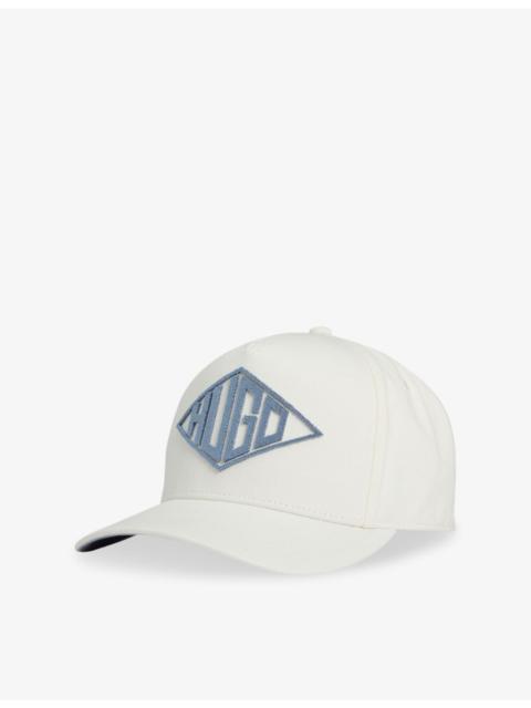 HUGO Curved-Peak Branded Cotton Cap
