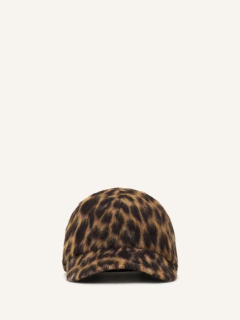 Lanvin LEOPARD PRINT CAP