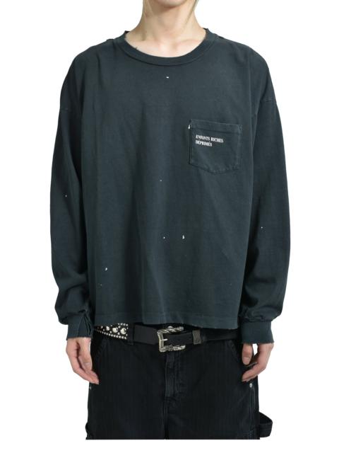 Enfants Riches Déprimés CLASSIC LOGO LS T-SHIRT / L.WASHED BLK
