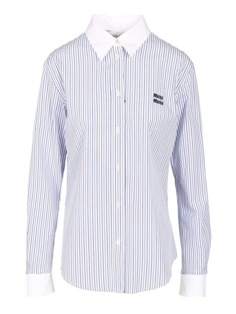 Miu Miu Miu Miu Women Classic Striped Shirt