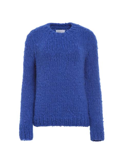 GABRIELA HEARST Lawrence Knit Sweater in Cobalt Welfat Cashmere