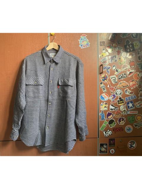 Other Designers Flannel × Japanese Brand × Vintage - Vintage LUCKY STRIKE FLANNEL Shirt Long sleeve