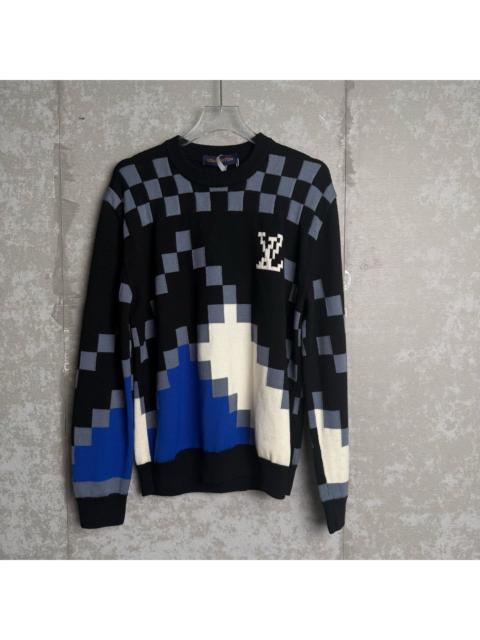 Louis Vuitton Louis Vuitton Mosaic Logo Knit Sweater