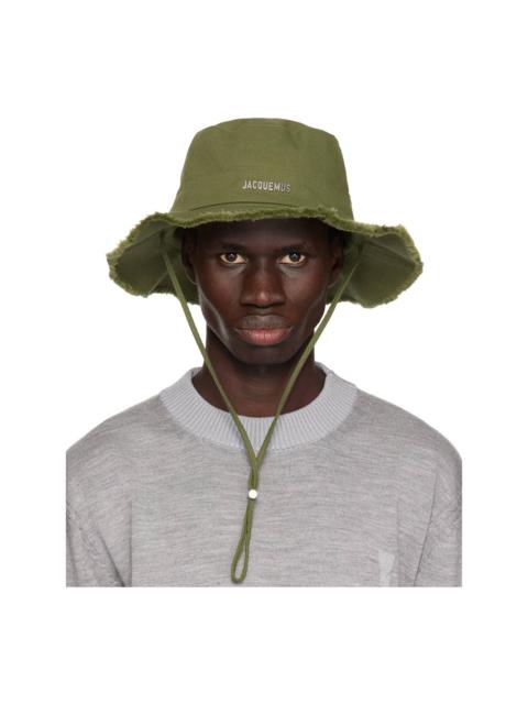 JACQUEMUS Khaki 'The Artichaut' Bucket Hat