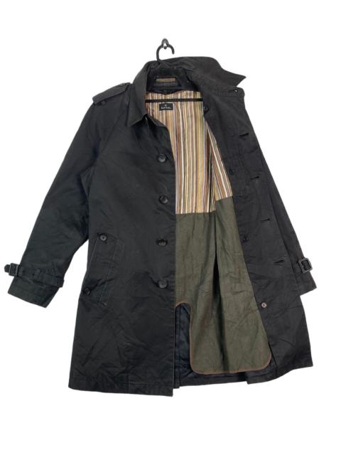 Other Designers Vintage - Rare PAUL SMITH iconic rainbow stripe lining trench coat