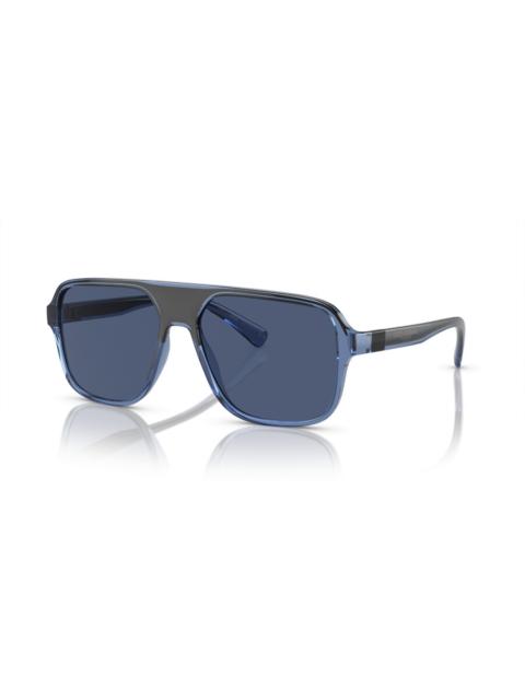 Dolce & Gabbana Dolce and Gabbana Dark Blue Navigator Men's Sunglasses DG6134 325880 57