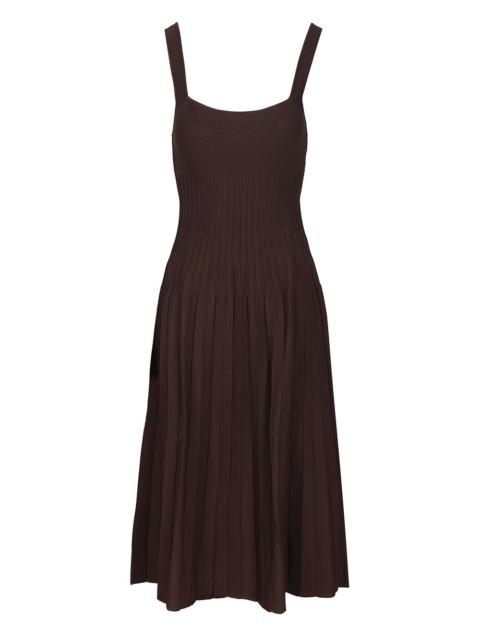 STAUD Ellison Dresses Brown