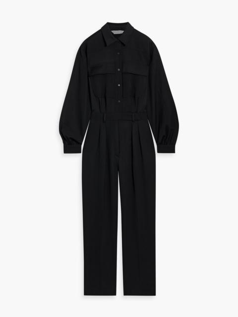 Max Mara Ragusa wool-twill jumpsuit