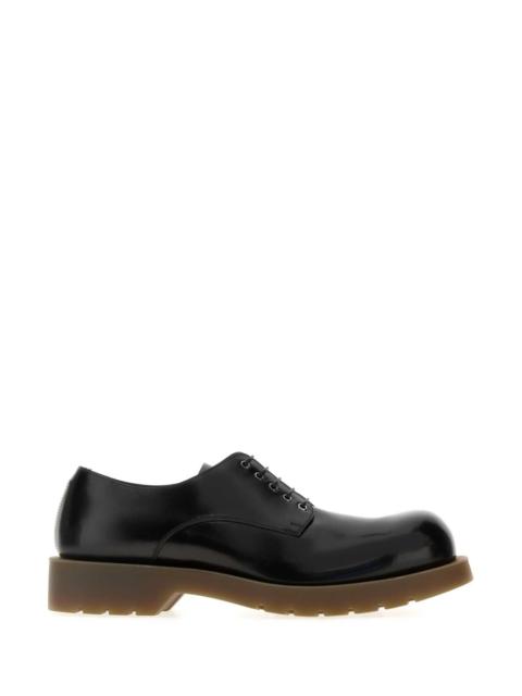 Jil Sander Jil Sander Men Black Leather Lace-Up Shoes