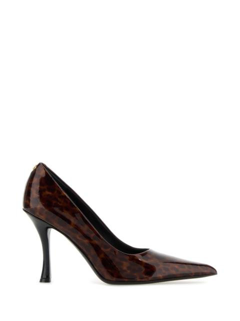 Salvatore Ferragamo Women Printed Leather Elydea Pumps