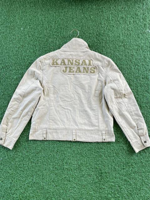Other Designers Vintage - 💥RARE Kansai Yamamoto Patchwork Spell Out Logo Jacket