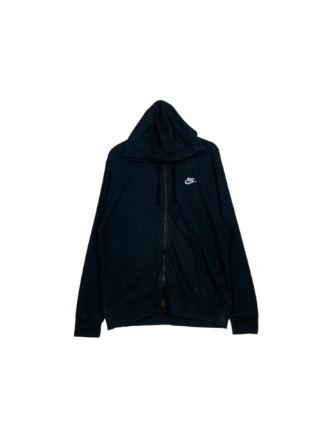 Nike NIKE Embroidery Small Logo Black Zipper Hoodies #1963-C85