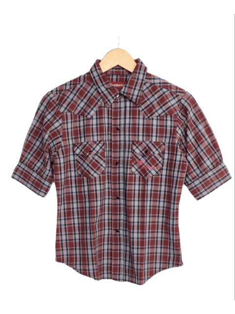 Hysteric Glamour Vintage HYSTERIC GLAMOUR wmen plaid shirt M