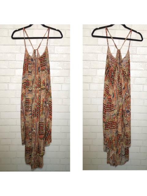 Other Designers Oxford Circus Aztec Boho Print Handkerchief Dress