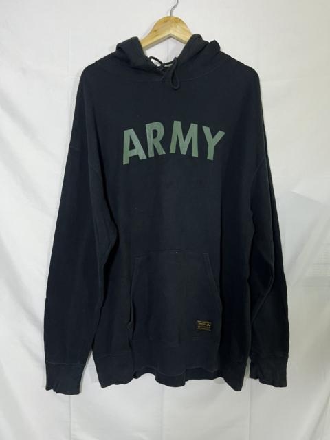 ALPHA INDUSTRIES VTG ALPHA INDUSTRIES ARMY HOODIE JACKET