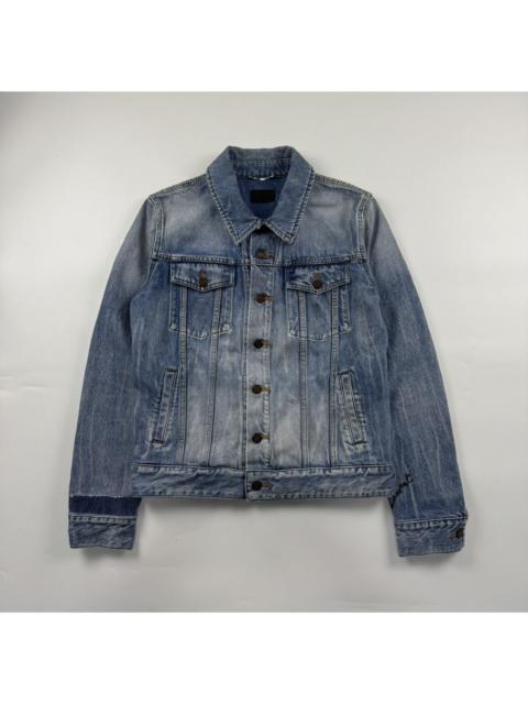 SAINT LAURENT Saint Laurent Signature Script Denim Jacket