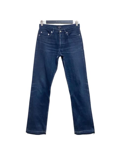 A.P.C. APC Indigo Denim Selvedge Released Hem Jeans