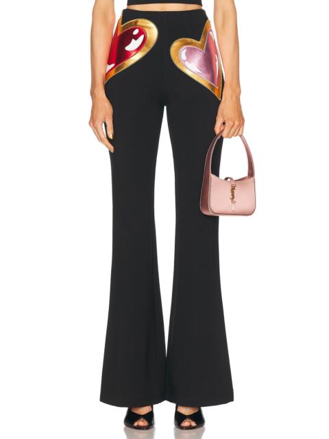 AREA Colorblock Heart Gem Pant