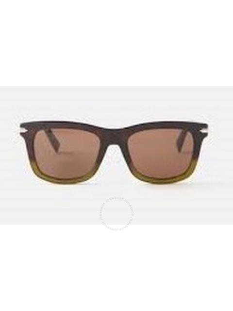 Dior Brown Square Men's Sunglasses DIORBLACKSUIT DM40087I 56E 53