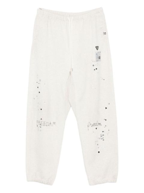 Maison MIHARAYASUHIRO graphic-print trousers