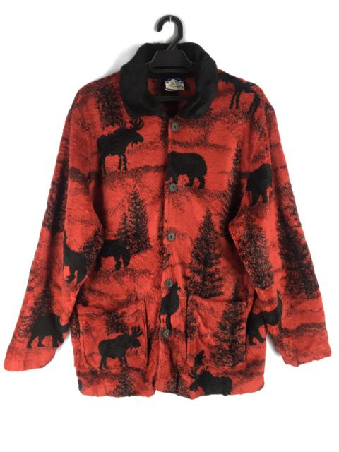 Other Designers Japanese Brand - Northern Lifestyle Made in Canada Fleece Big Logo