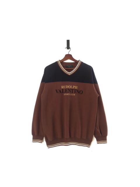 Valentino Nice Colorway Rudolph Valentino Big Logo Embroidered Vneck