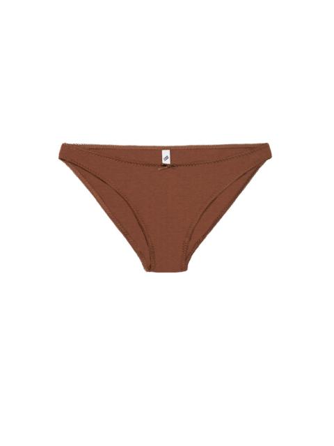 Cou Cou The Brief: Cotton Jersey Brown