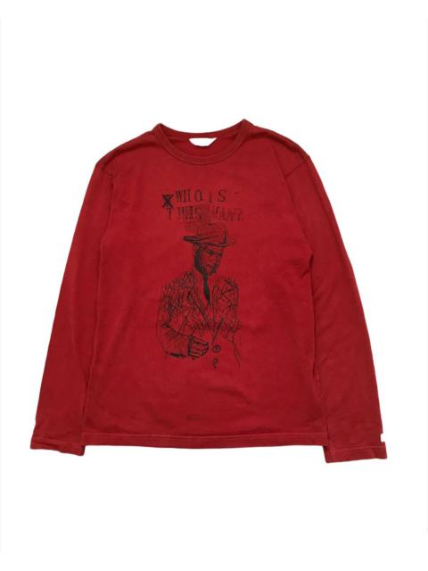 Other Designers Vintage - JEAN MICHEL BASQUIAT WHO IS THIS MAN LONG SLEEVE