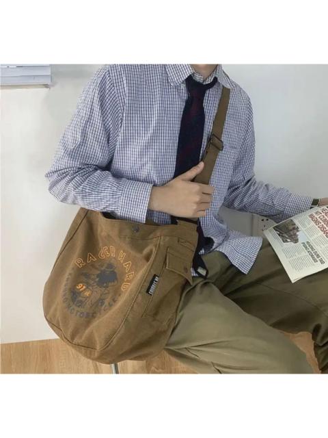 Japanese Brand - 90s retro cartoon graphic canvas shoulder bag crossbody y2k