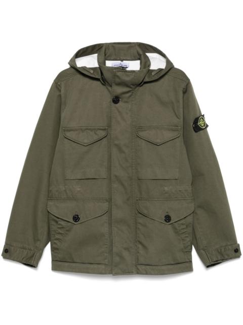 Stone Island Men Logo Cotton Field Jacket